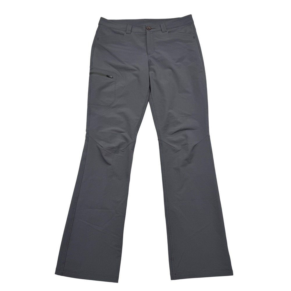 Eddie Bauer Travex Pants Womens 6 Gray Stretch Convertible Hiking Outdoor Trail